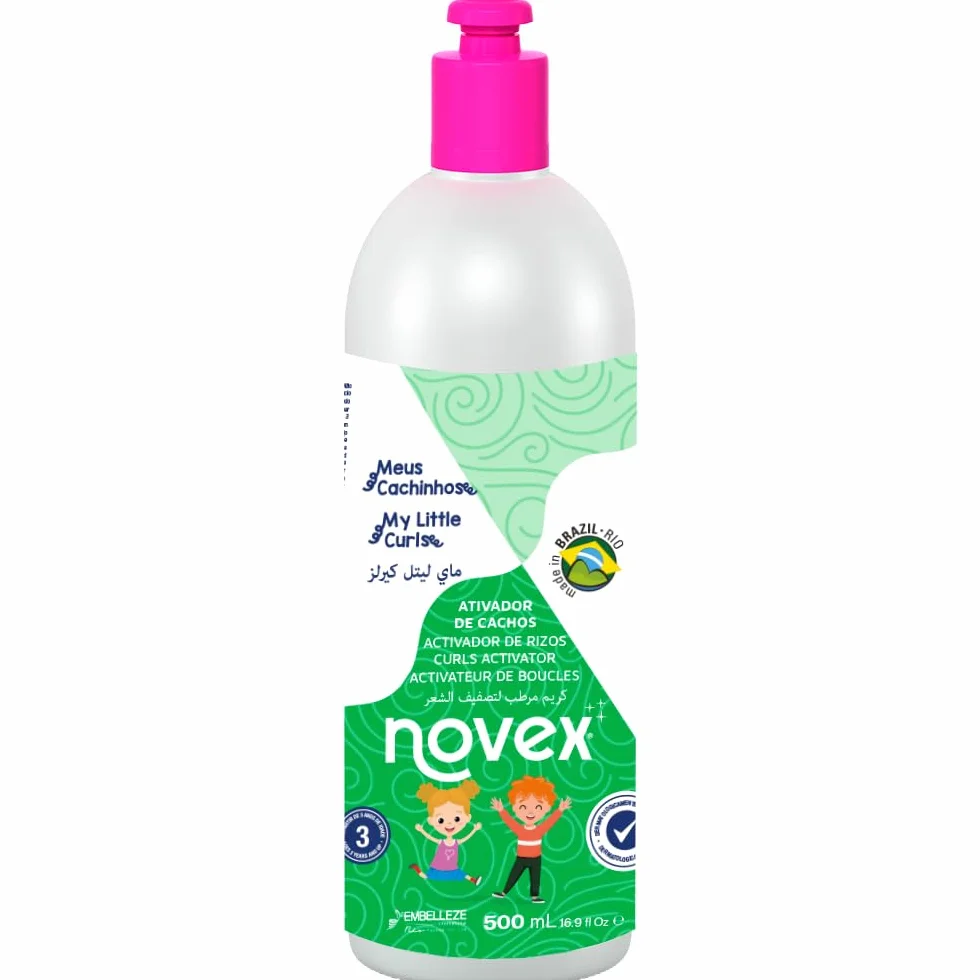 Novex Mis Rizos Activador de Rizos Leave-In 500 ml Crema Definidora para Cabello Rizado