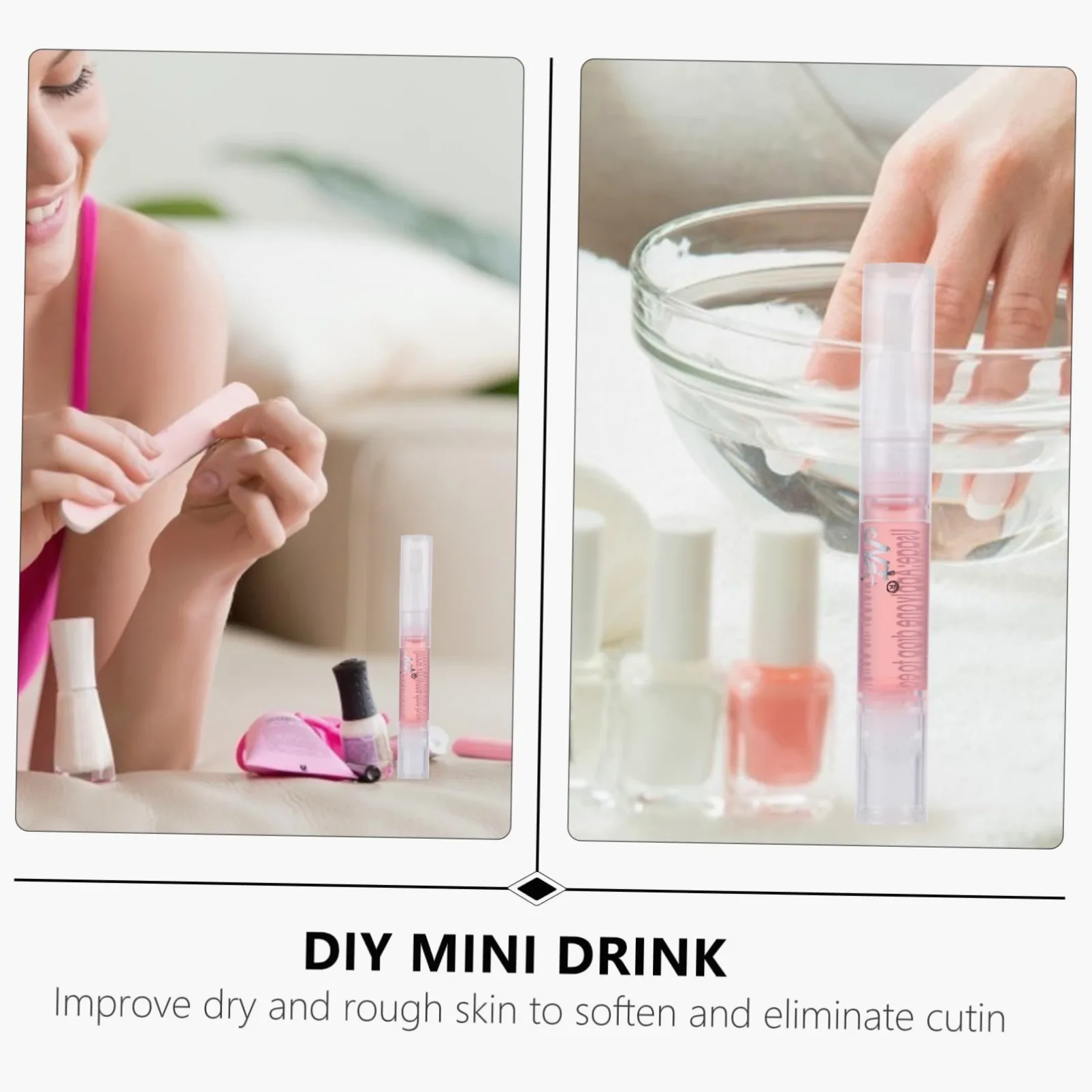 Healeved 24piezas Nutriente Para Cutículas Lápiz Hidratante Para Cuidado De Uñas Para Manicura y Reparación De Para Salones y Casa
