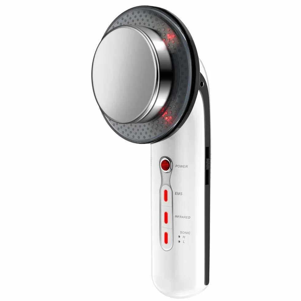 Masajeador facial y corporal EMS ultrasonido 3 en 1, Máquina de belleza para bajar de peso