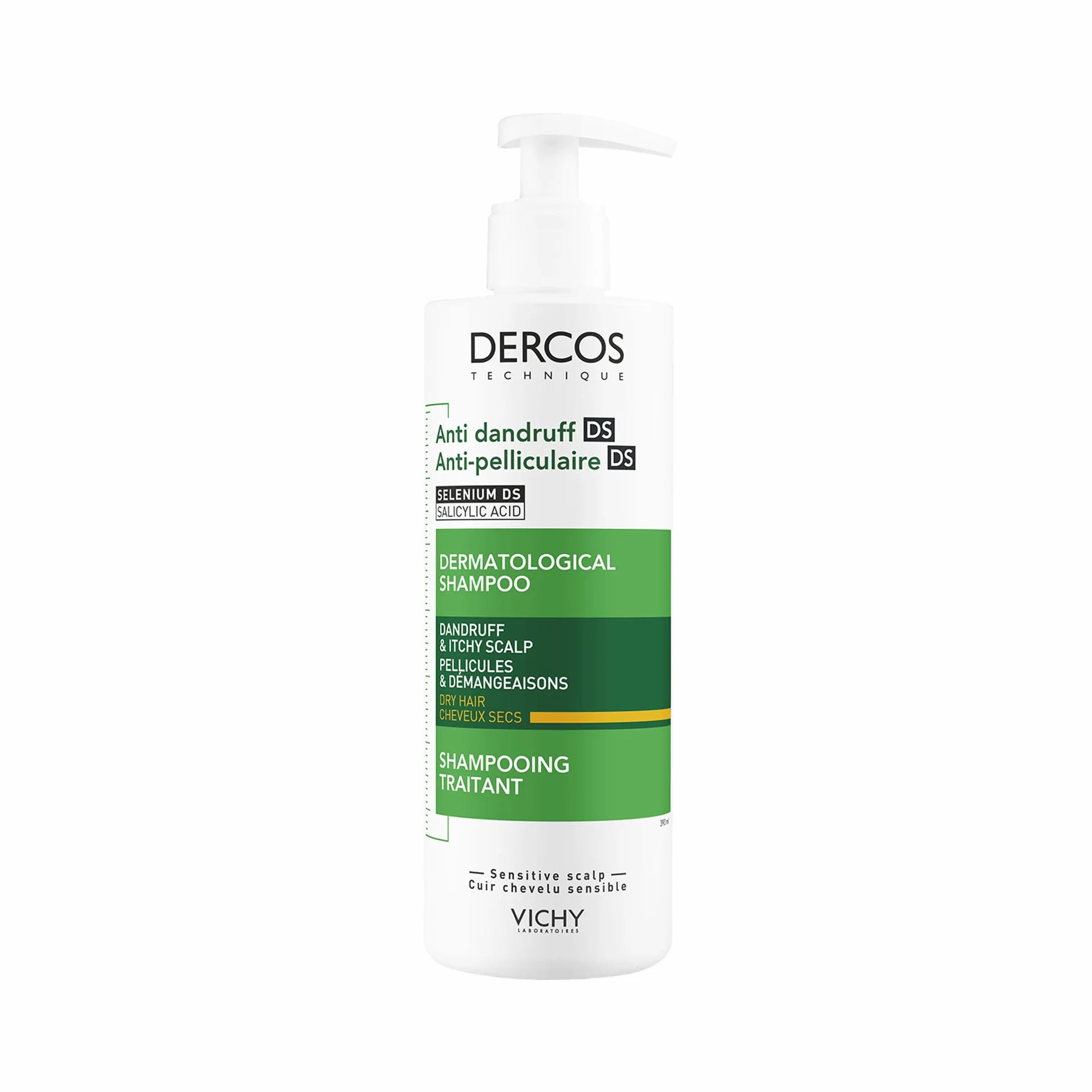 Vichy Dercos Technique Champú Anticaspa 400 ml Cabellos Seco