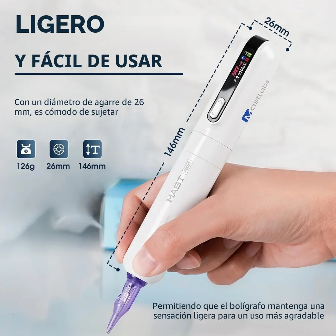 Mast Y22 Pro Máquina De Tatuaje Inalámbrica Rotativa Carrera 3.0mm 2 Modos De Trabajo Batería 1300mah Motor De Torque