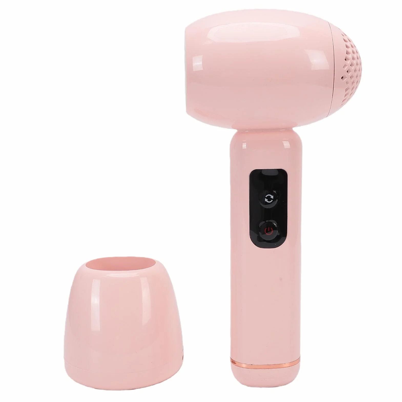 SUNGOOYUE Secador de Pelo de Viaje Secador de Pelo para bebé 70W Inalámbrico Recargable 5000Mah, de de Viaje Portátil Silencioso para el Cuidado del Cuero Cabelludo Infantil (PINK)