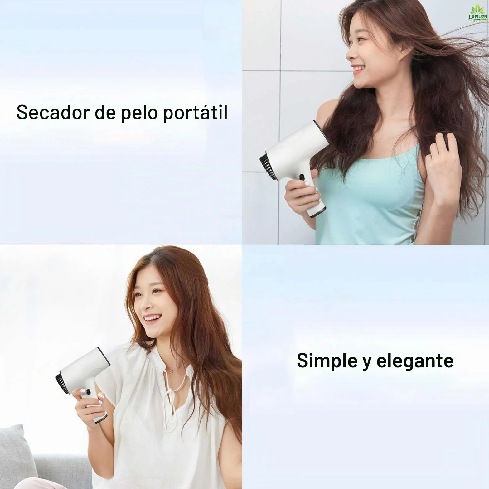 Secador De Pelo Sin Cable, 2600 Mah Recargable Secador Pelo Viaje, 500w Secador De Pelo con Temperatura Constante Secadores De Pelo, para Uso Interior/Exterior