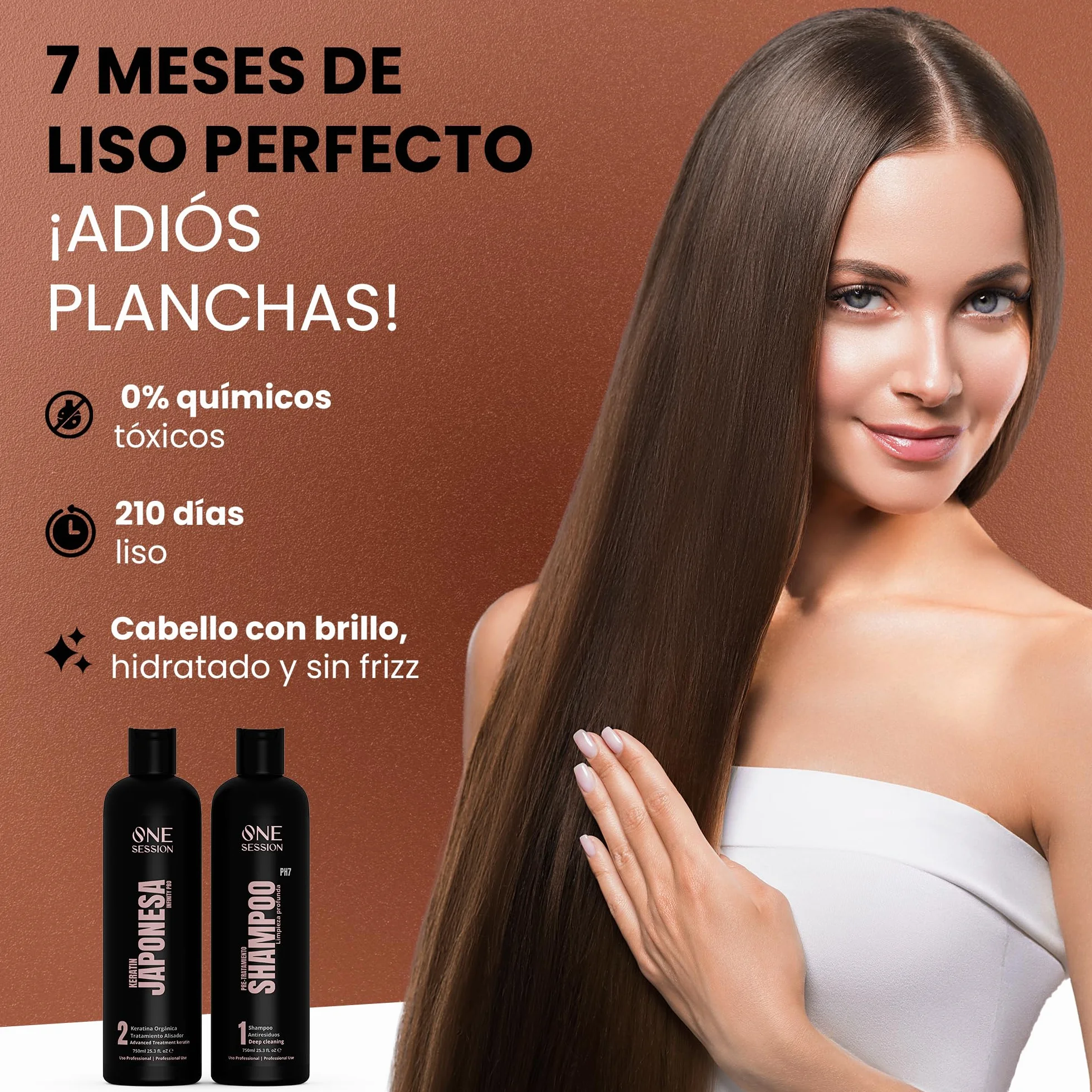 Keratina Japonesa sin Formol 250ml Alisado Profesional Orgánico