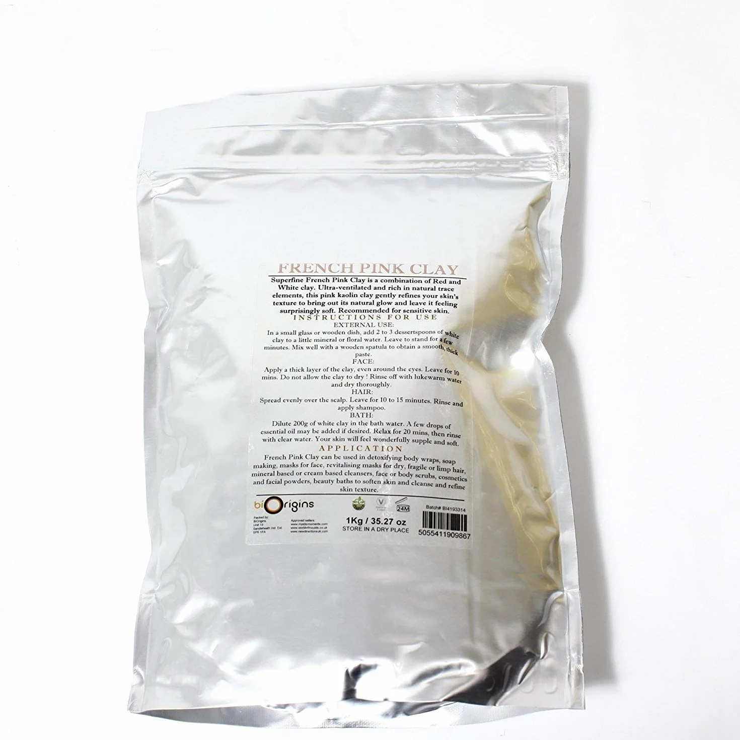 Rosa Ultra Ventilado Francés Arcilla 1Kg