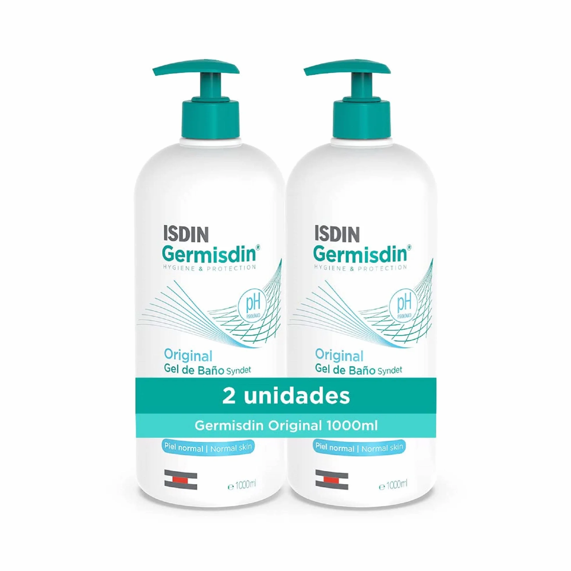 ISDIN Germisdin Original Gel de Baño 1.000 ml Pack 2 Unidades