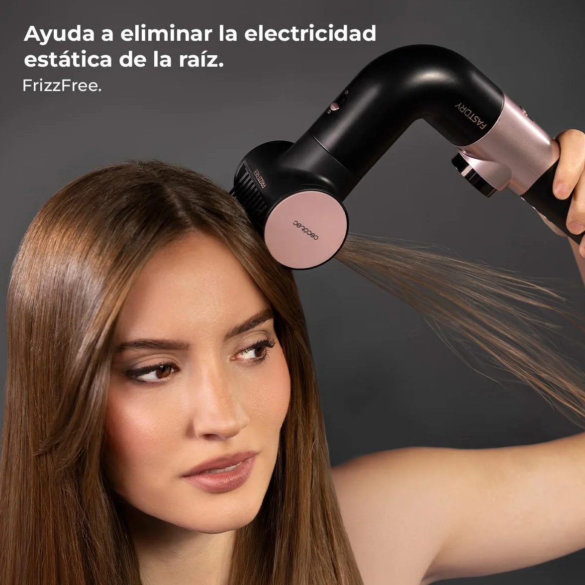 Cecotec AirGlisse 8in1 Cepillo de Aire Moldeador Multifunción 1400W 110000rpm Negro
