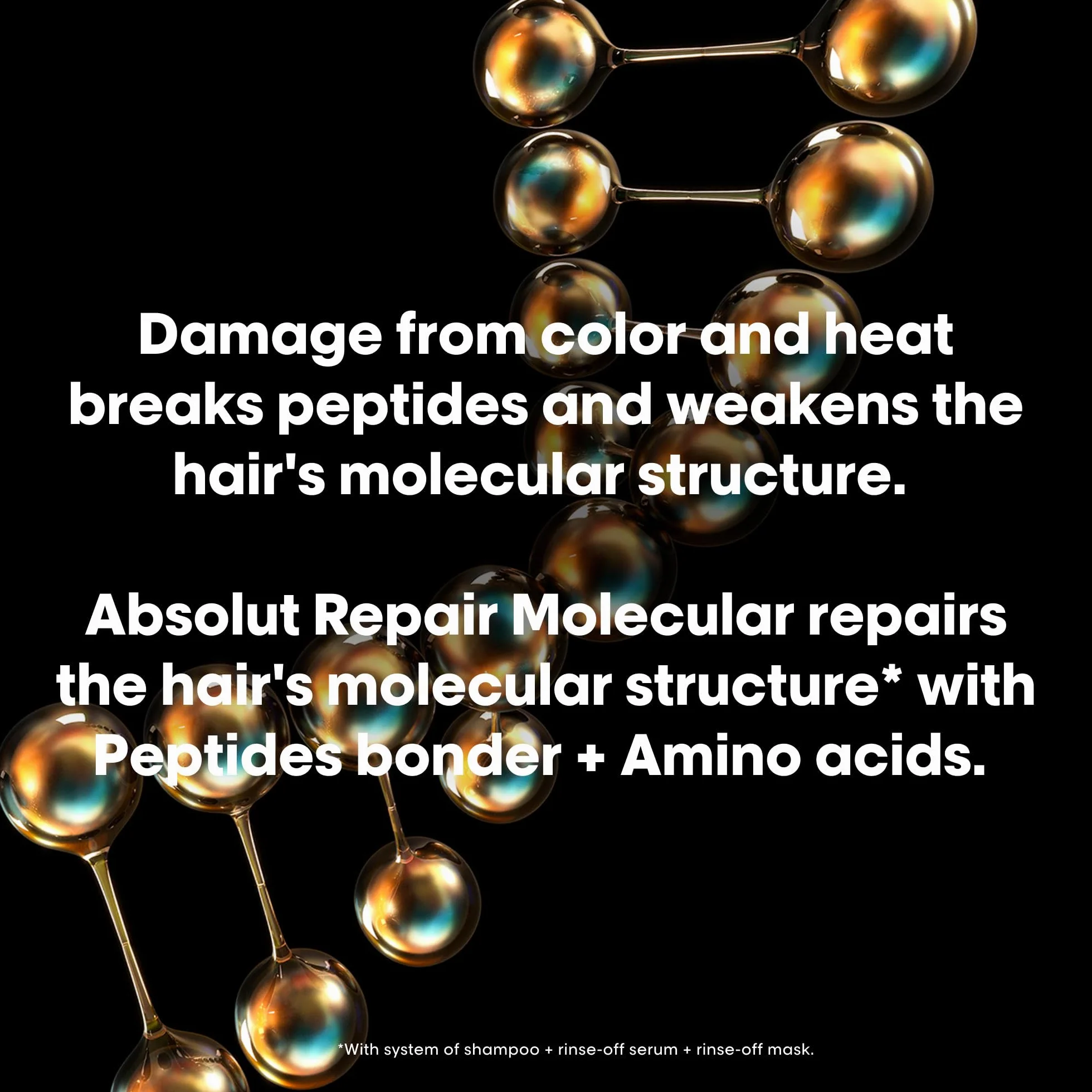 L'Oréal Professionnel Absolut Repair Molecular Mascarilla Profesional Repara Daños Cabello Dañado Seco