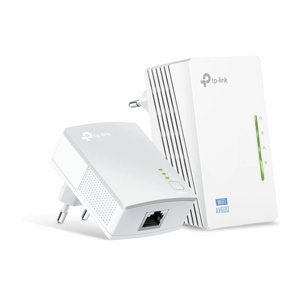 TP-Link TL-WPA4220 Kit Adaptadores Línea Eléctrica WiFi AV 600 Mbps Repetidor Red 3 Puertos Blanco