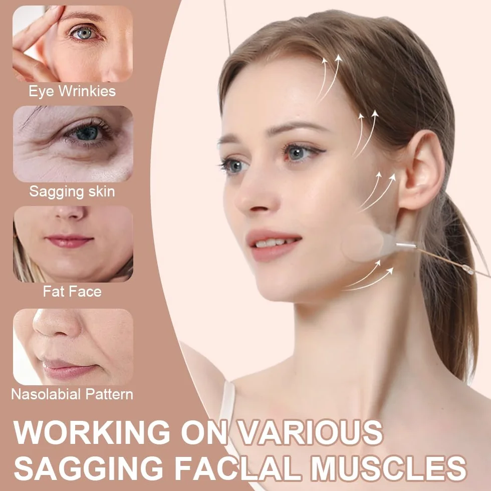Kit de Cintas Lifting 80 Parches Invisibles + 4 Elásticos Contorno en V Instantáneo Rostro Cuello Ojeras