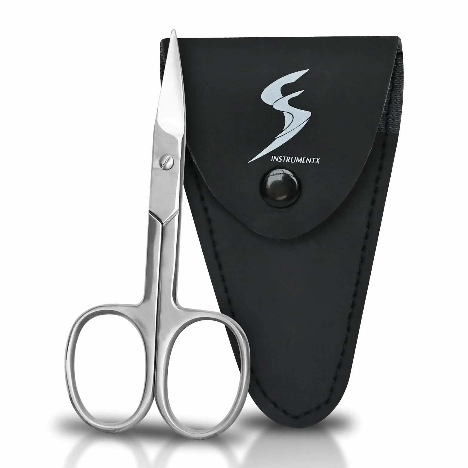 Tijeras Uñas de Acero Inoxidable Hoja Curva Professional para Uñas Gruesas y Cutículas