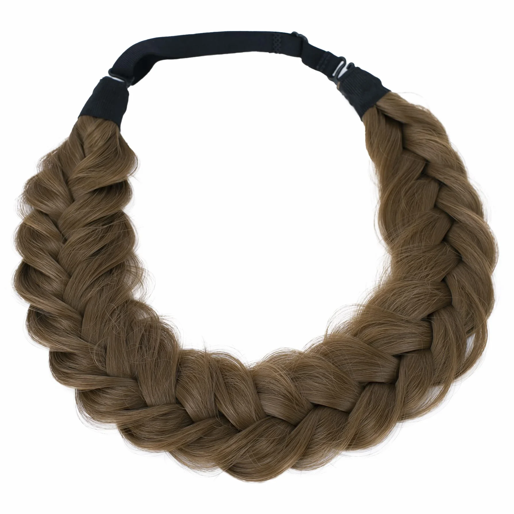 CAISSA Diadema Trenzada Postizo Marrón Claro Accesorio Pelo HZ203
