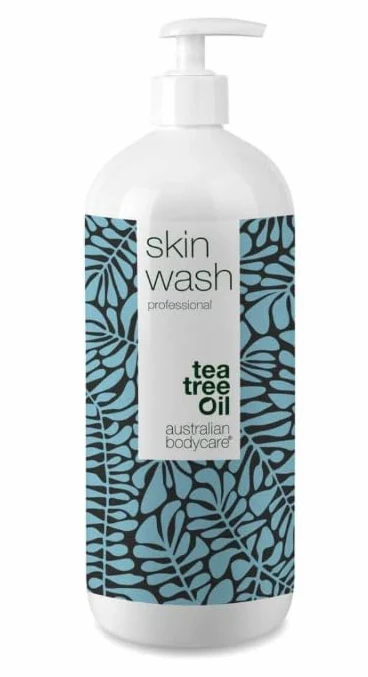 Gel de Ducha Skin Wash Profesional 1000 ml | Gel de Ducha con Aceite de Árbol de Té | Suaviza la Piel | Ideal para la Piel con Imperfecciones, Granos o antes de la Depilación con Cera/Afeitado