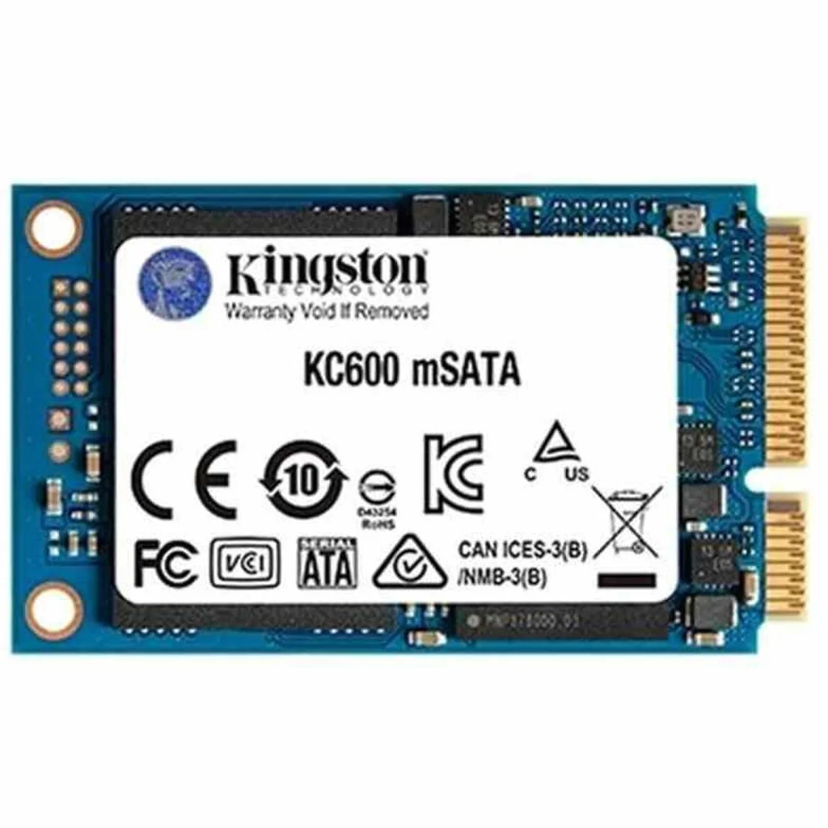 Kingston KC600 256GB SSD SATA3 mSATA SKC600MS/256G