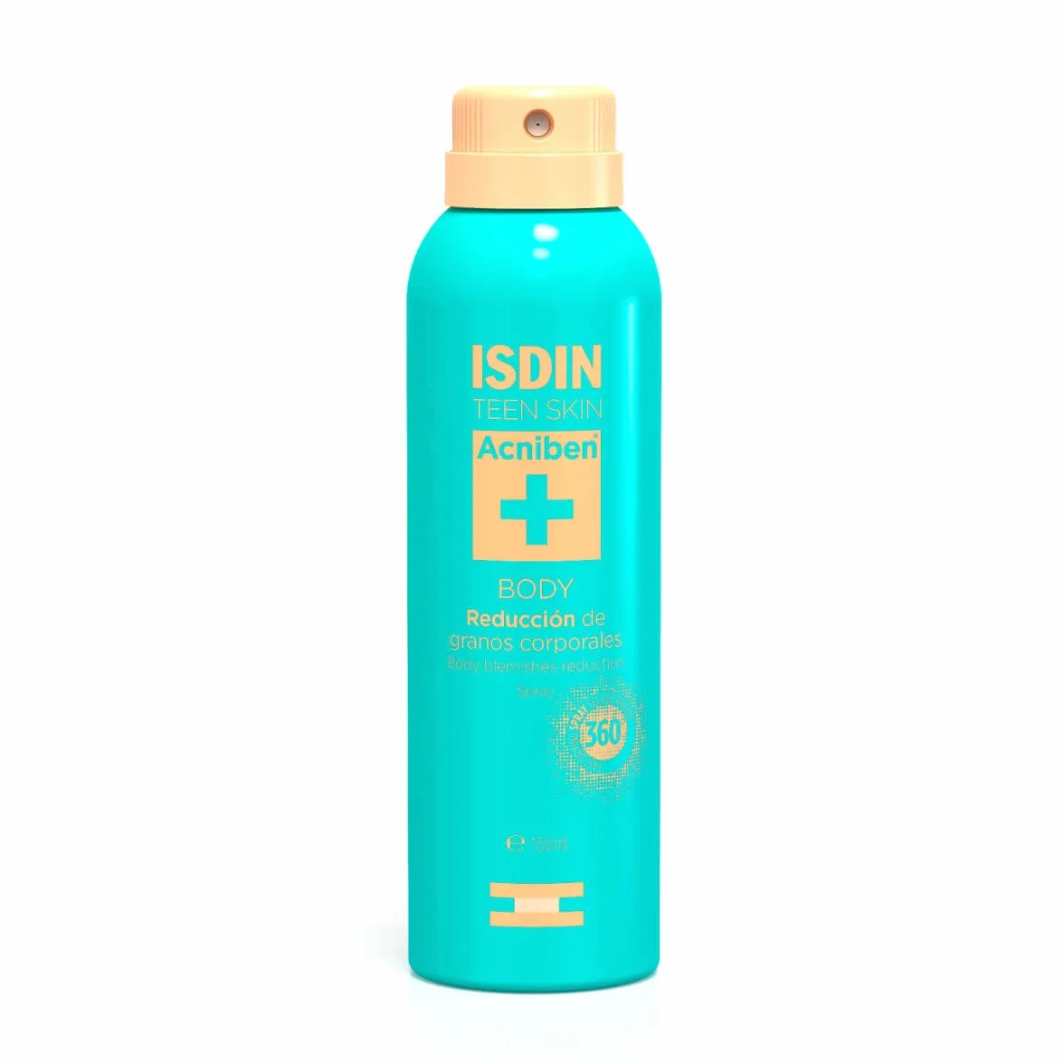 ISDIN Acniben Body Spray Corporal Granos, Sin fragancia, Blanco
