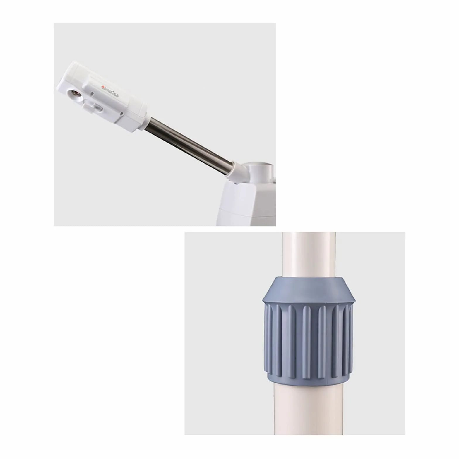 Vaporizador facial de ozono, limpiador de poros, vapor, máquina de spa, dispositivo de vapor, diseño retráctil, 4 rollos, sauna facial con función de protección contra incendios secos