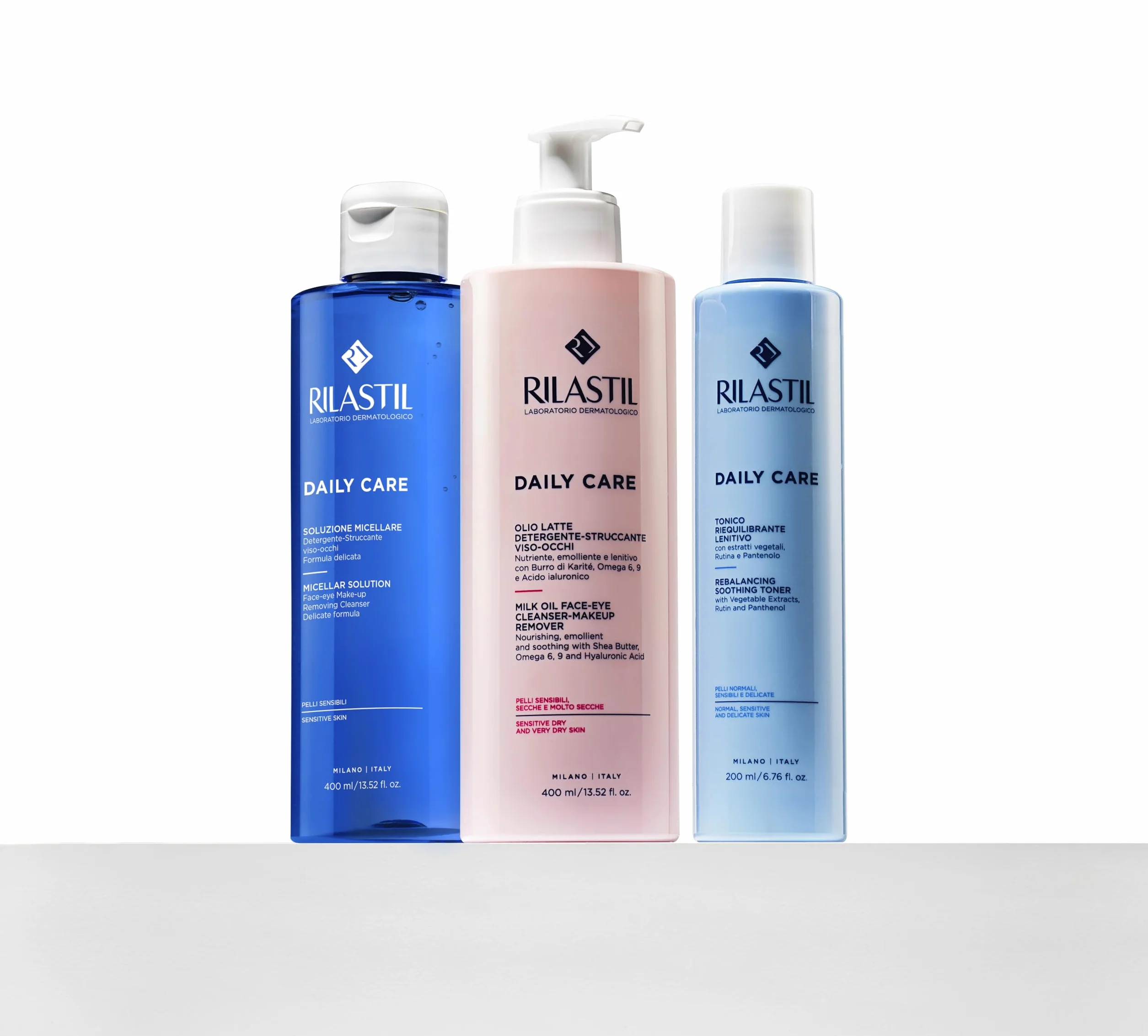 Rilastil Solucion Micelar Desmaquillante 400 ml para Pieles Sensibles