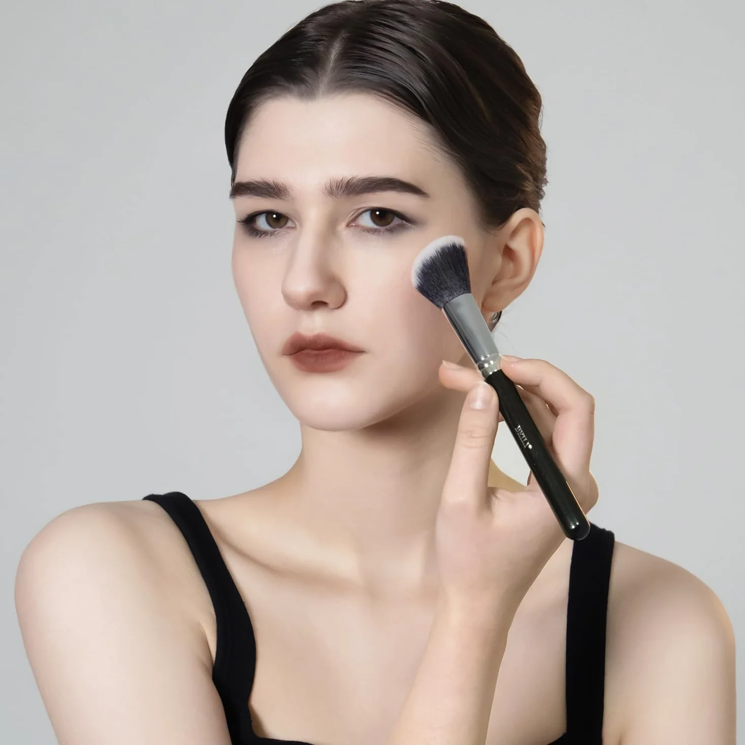 BEILI Set de Brochas de Maquillaje 20 Piezas Profesional Pinceles de Maquillaje Pelo de Cabra Natural Premium Synthetic Brochas de Maquillaje Para Cara y Ojos, Rubor, Contorno, Corrector, Eyeshadow