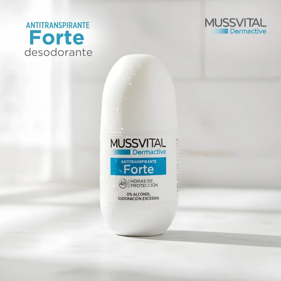 MUSSVITAL Desodorante Dermactive Antitranspirante Forte Roll-on Pack 2 x 75ml