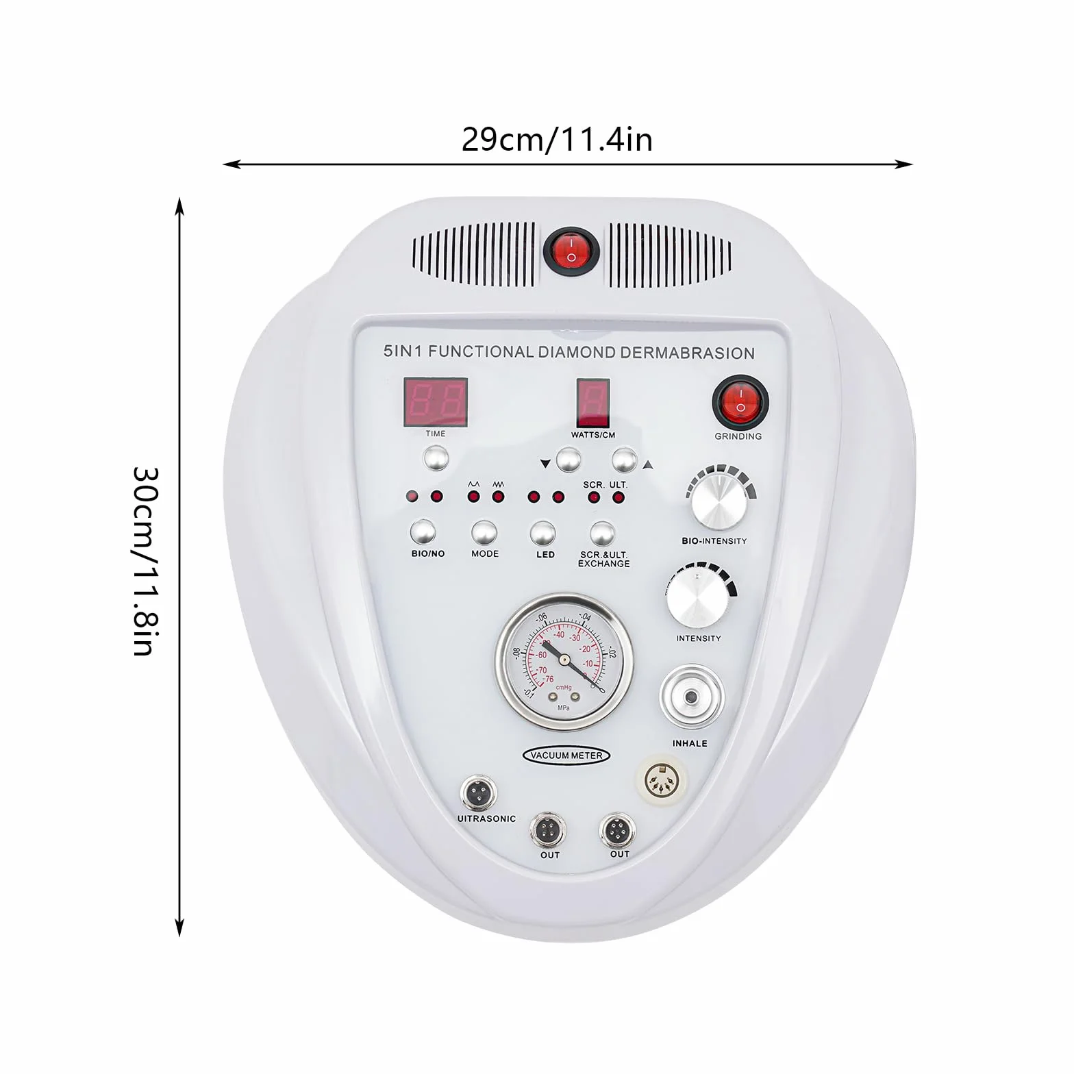 5 en 1 máquina profesional de dermoabrasión diamante dispositivo microdermoabrasión cuidado facial belleza cuidado facial dermoabrasión equipo