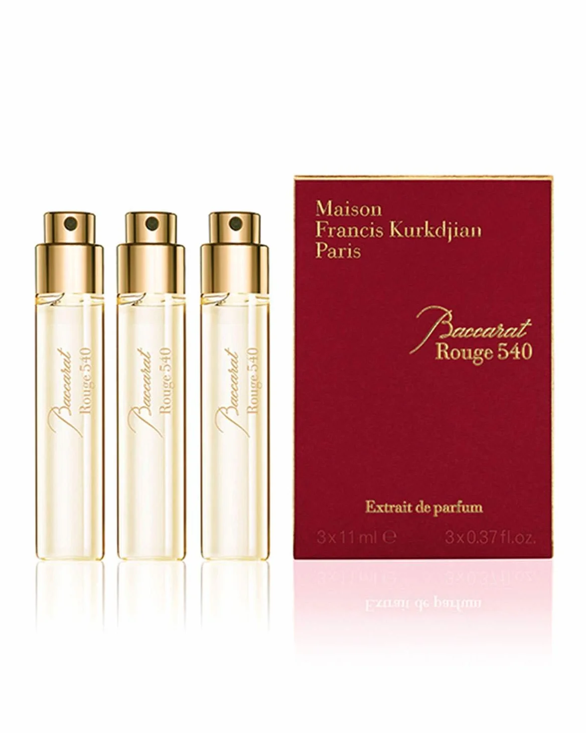 Maison Francis Kurkdjian Baccarat Rouge 540 Extrait De Parfum Juego de recargas 3x11 ml