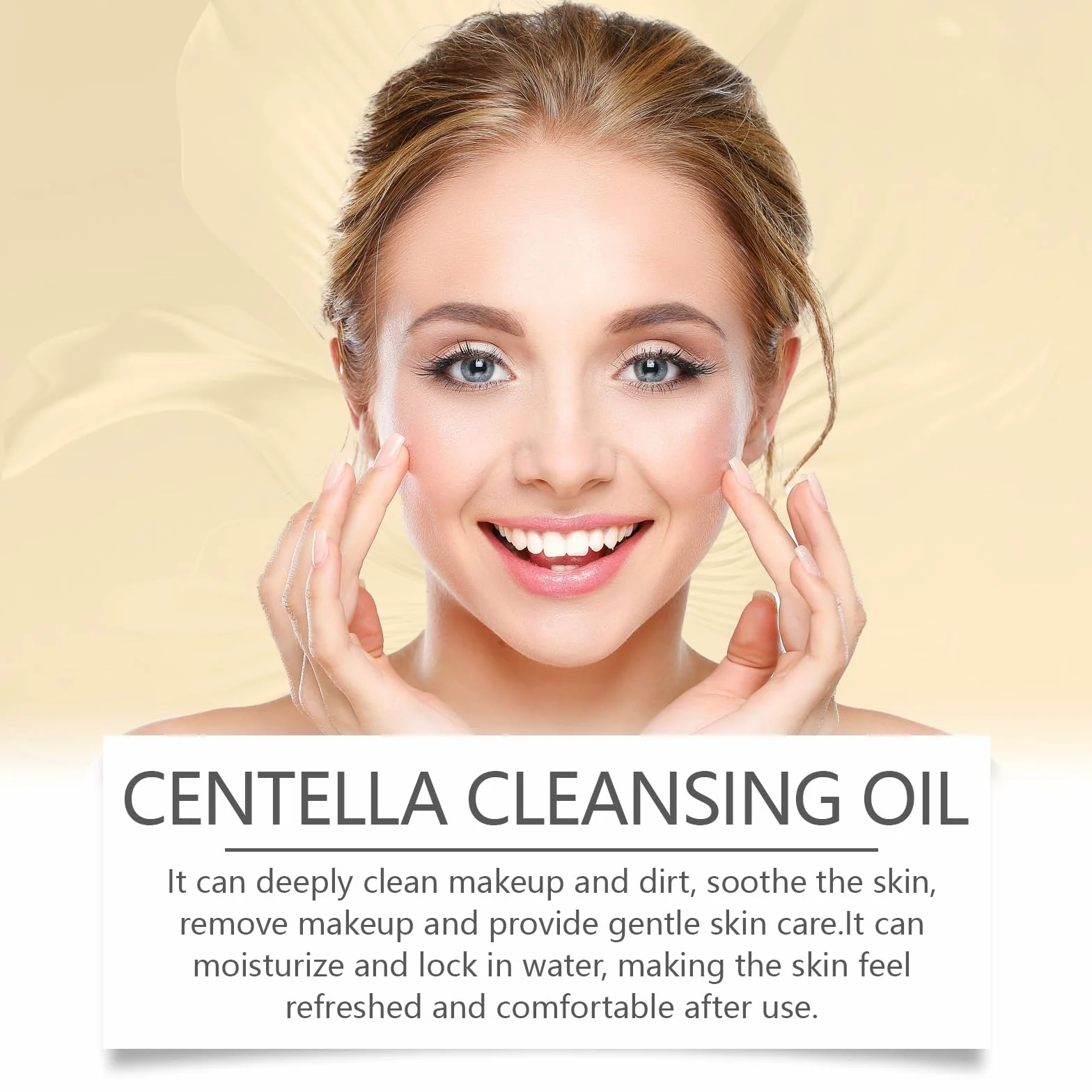 Aceite Limpiador Centella Asiatica 100ml×2, removedor de maquillaje resistente al agua