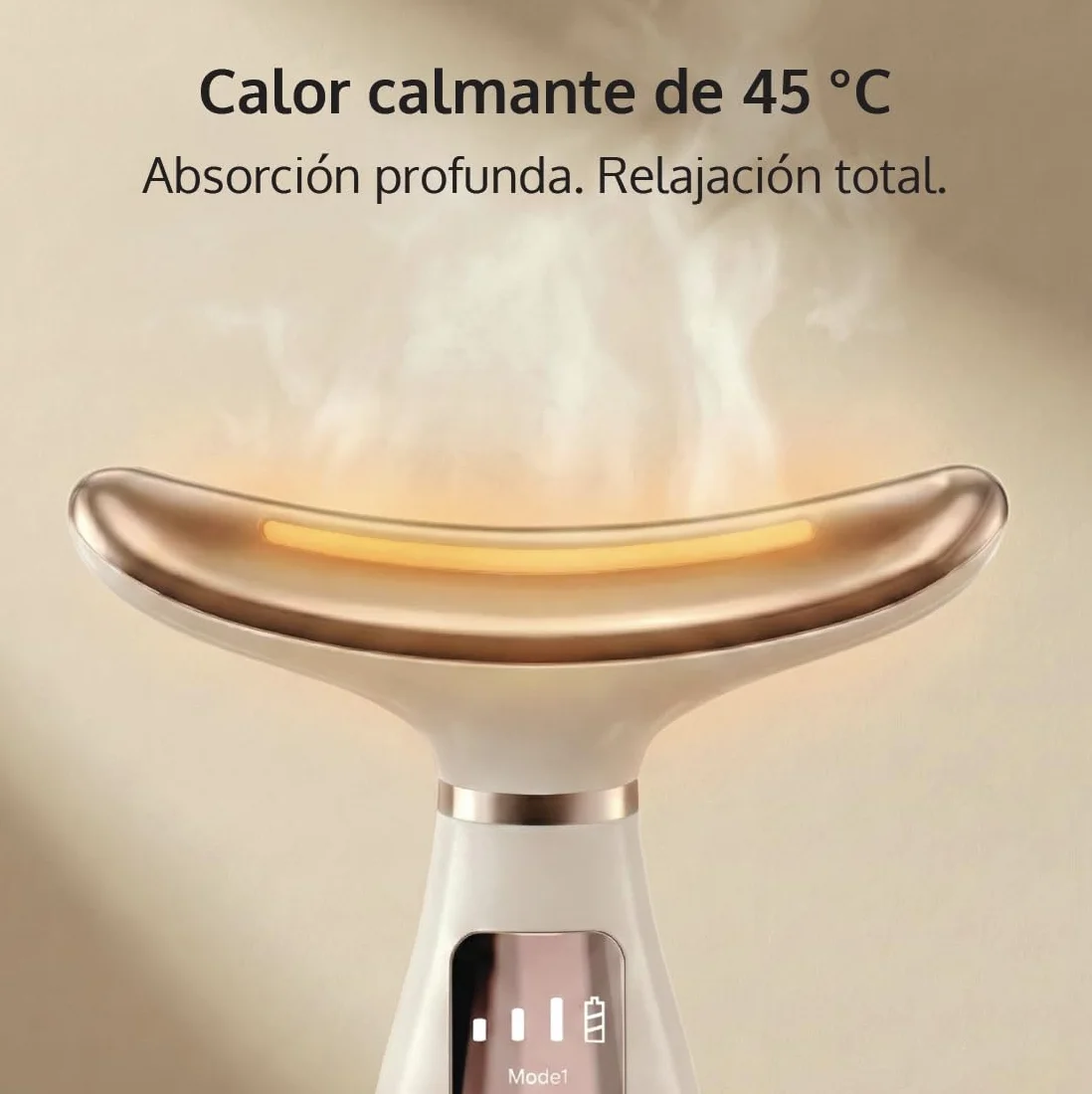 Angelite Masajeador Facial LED Escultor Lifting con Calor Vibración Reafirmante Mandíbula Mejillas 2 Años