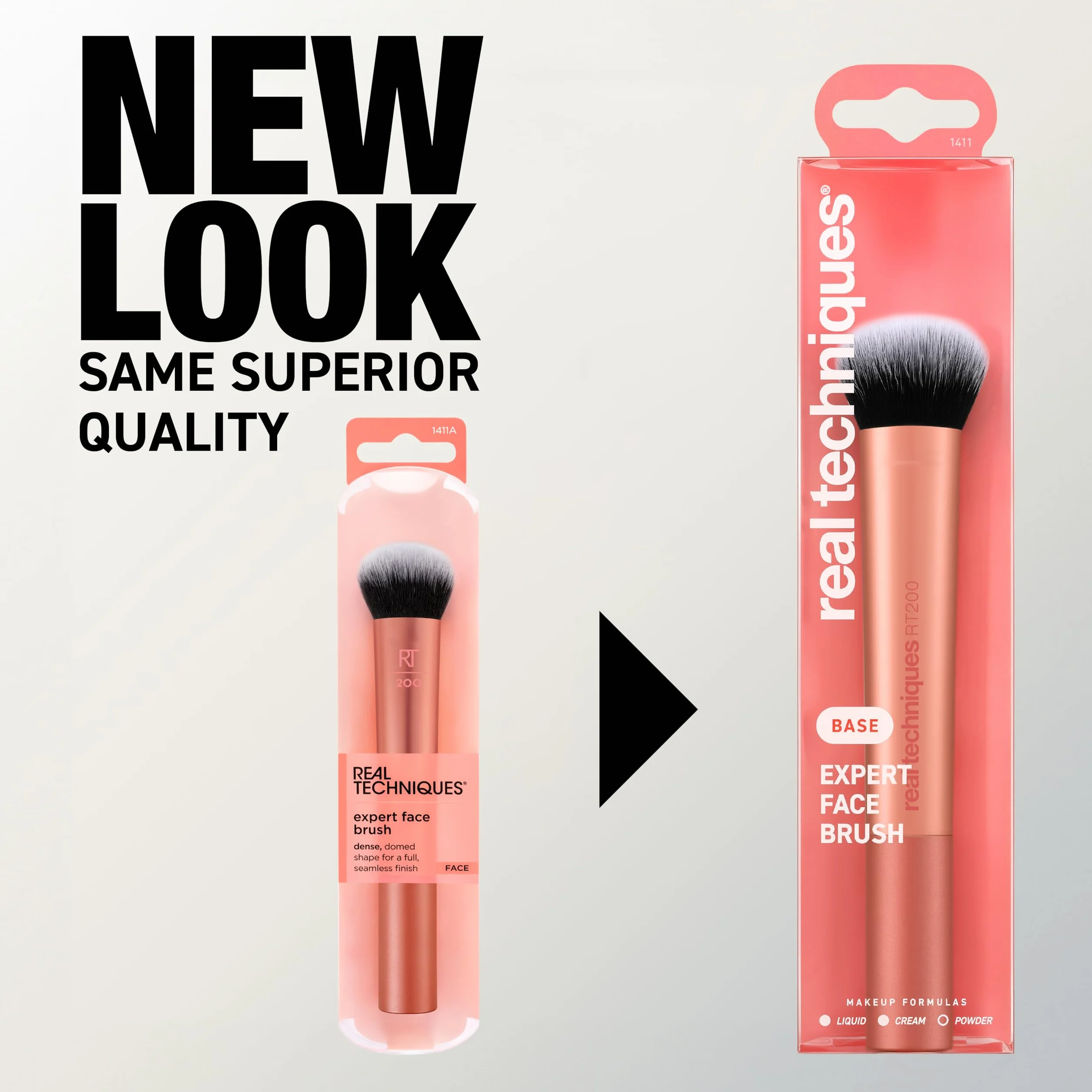 Real Techniques Expert Face Makeup Brush for Liquid Cream Foundation Blush Bronzer
