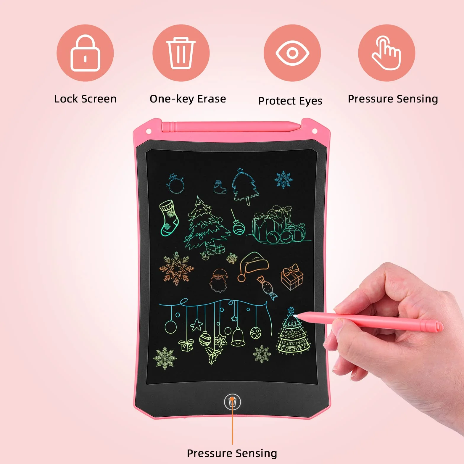 PINKCAT 2 Pack Tableta Gráfica 8,5 Pulgadas Pizarra Mágica Electrónica Borrable para Dibujar
