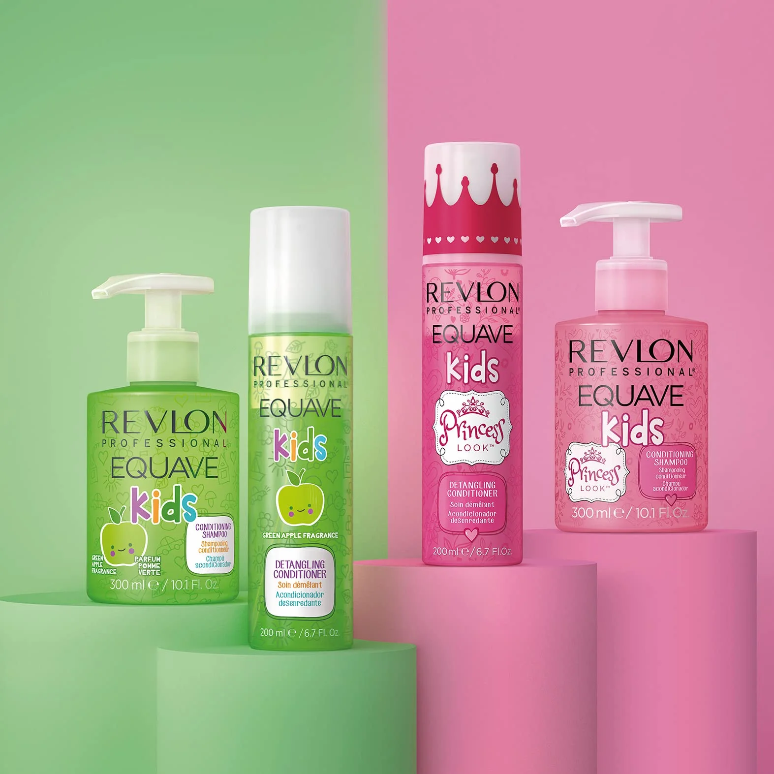REVLON PROFESSIONAL EQUAVE KIDS Princess Look Acondicionador en Spray Desenredante Pelo Niñas Sin Aclarado 200 ml