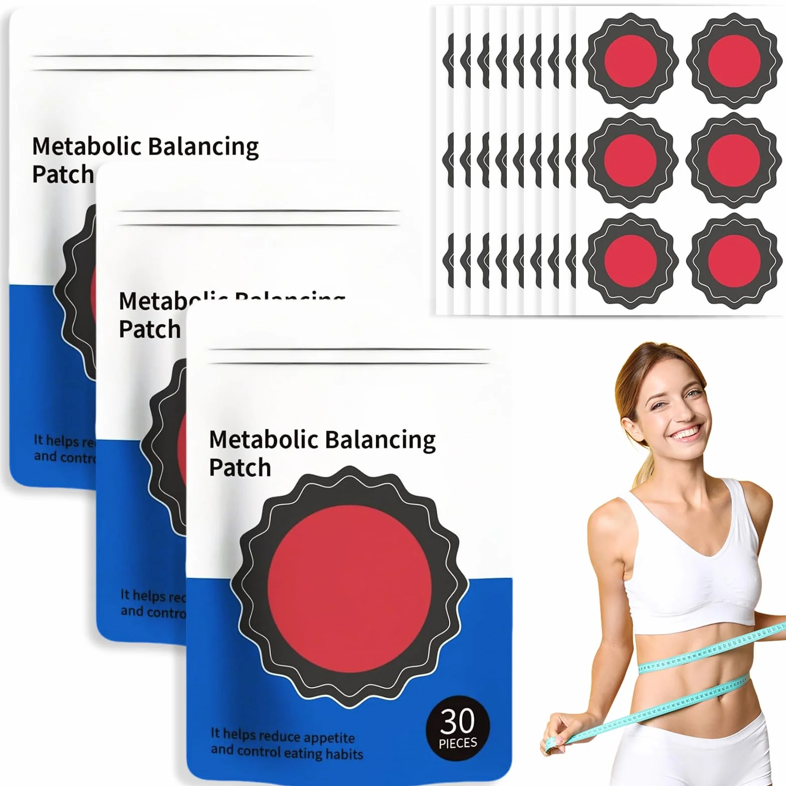 Parches Adelgazantes Slim Patch Moringa Berberina 90 Piezas