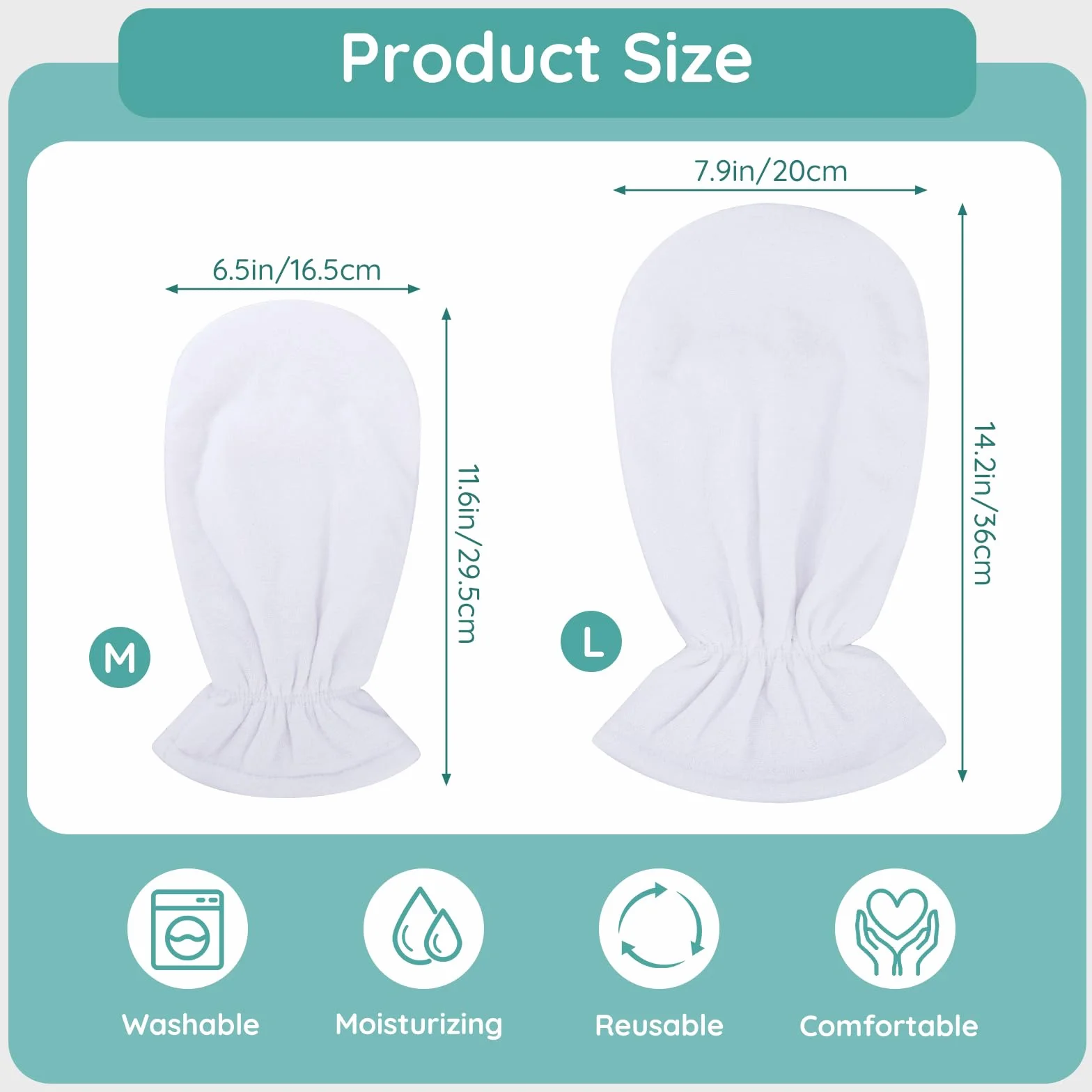 Segbeauty Mitones de cera de parafina, Guantes para cera caliente Terapia de manos Parafina Tratamiento térmico SPA