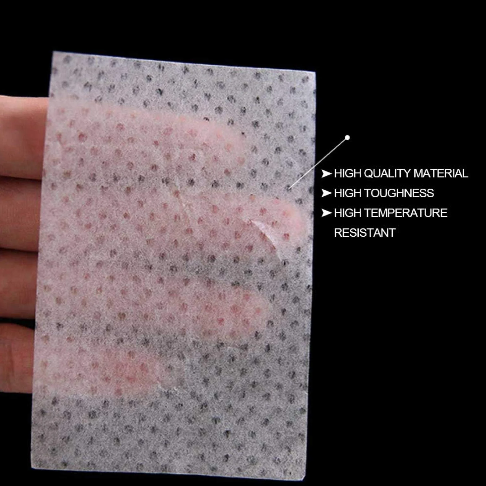 Papel para permanente transpirable para el cabello, malla de uso individual, alta temperatura para peluquería