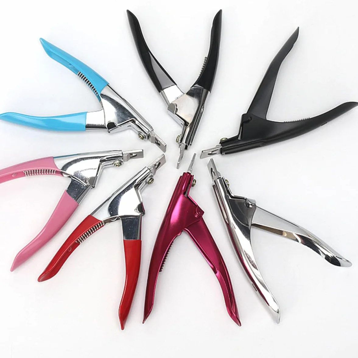 Cortador de Uñas Postizas de Acero Inoxidable Ergonómico Profesional