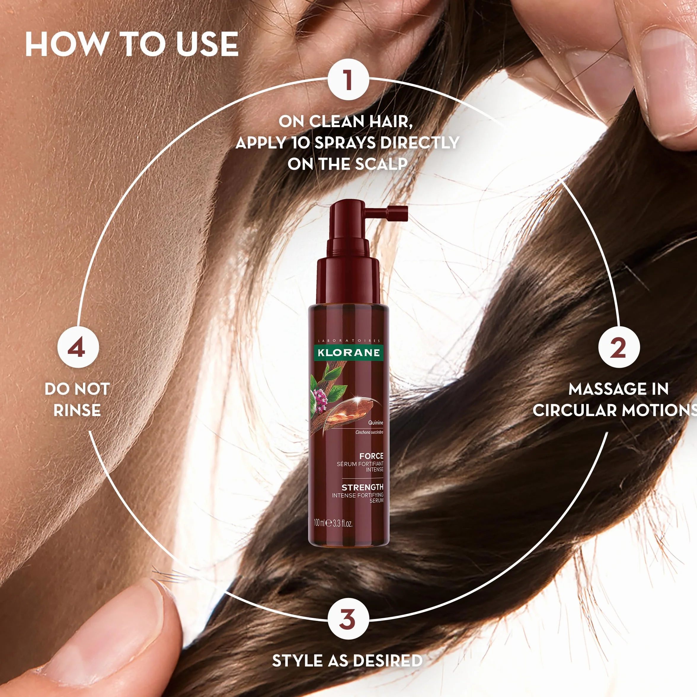 Klorane Suero Anticaída Quinina Edelweiss Pérdida Cabello 100ML