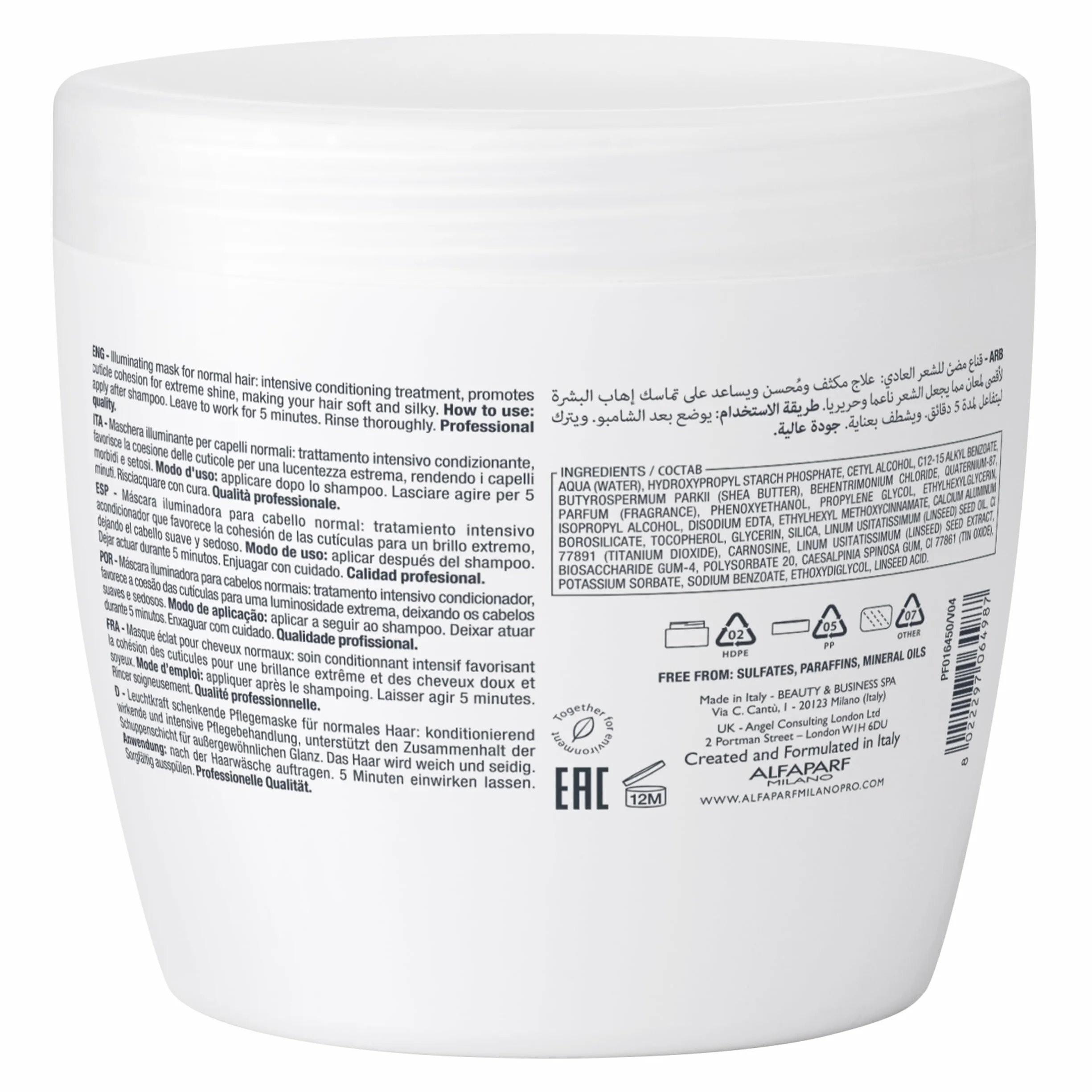 Alfaparf Semidilino Diamond Illuminating Mascarilla 500 ml
