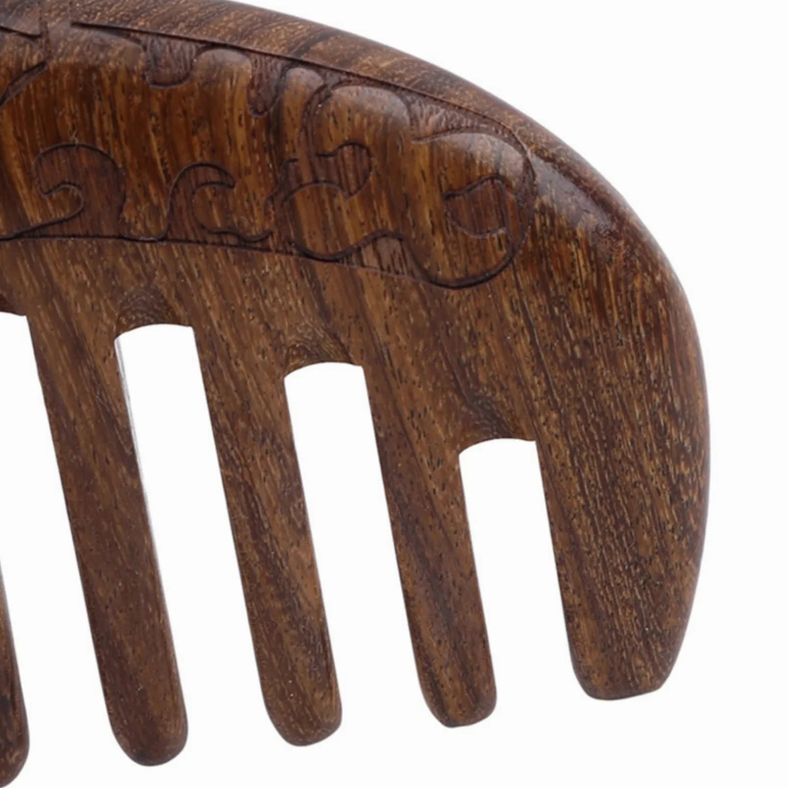 MRKU Peines para el Cabello Peines de Bolsillo de Madera Peines de Dientes Anchos Peines para Barba Herramientas para peinar el Cabello Peines delicados Cepillo para el Cabello