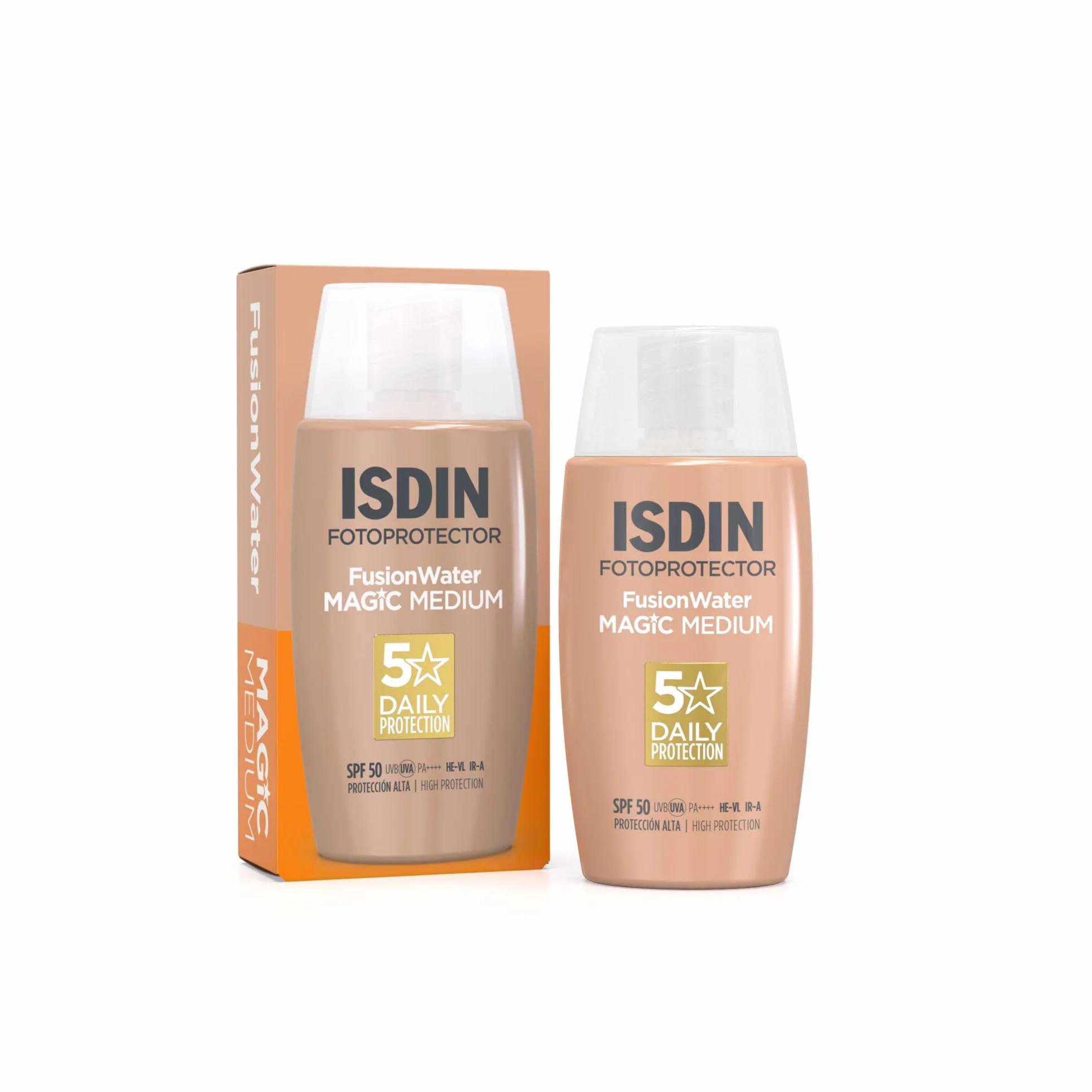 ISDIN Fusion Water Magic Color SPF 50 Protector Solar Facial 50ml