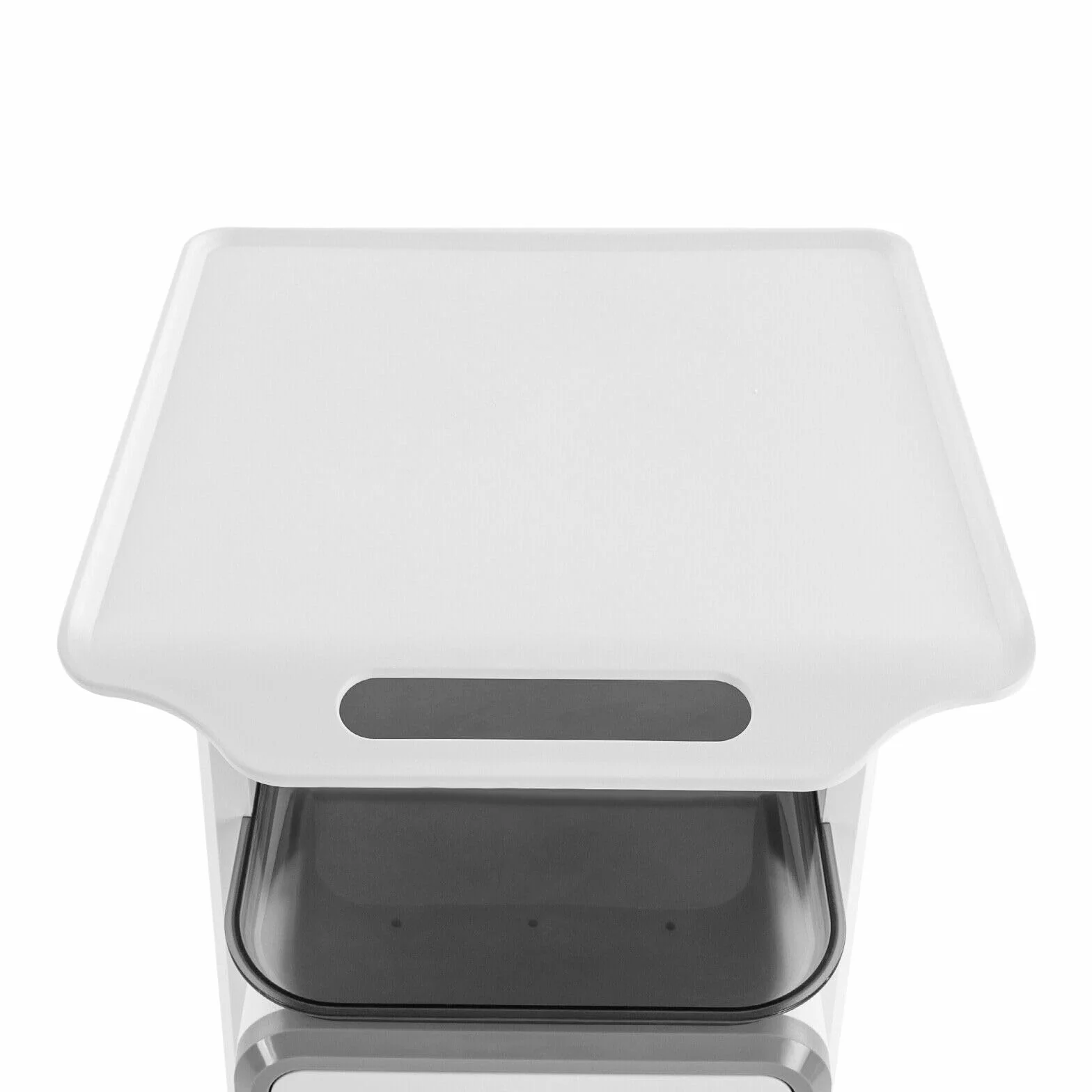 Carro médico con 2 cajones y estante superior, carrito de laboratorio ABS, carrito de belleza, carrito de salón de belleza, carrito de 60 kg, carro médico para laboratorio, clínica, hospital, salón