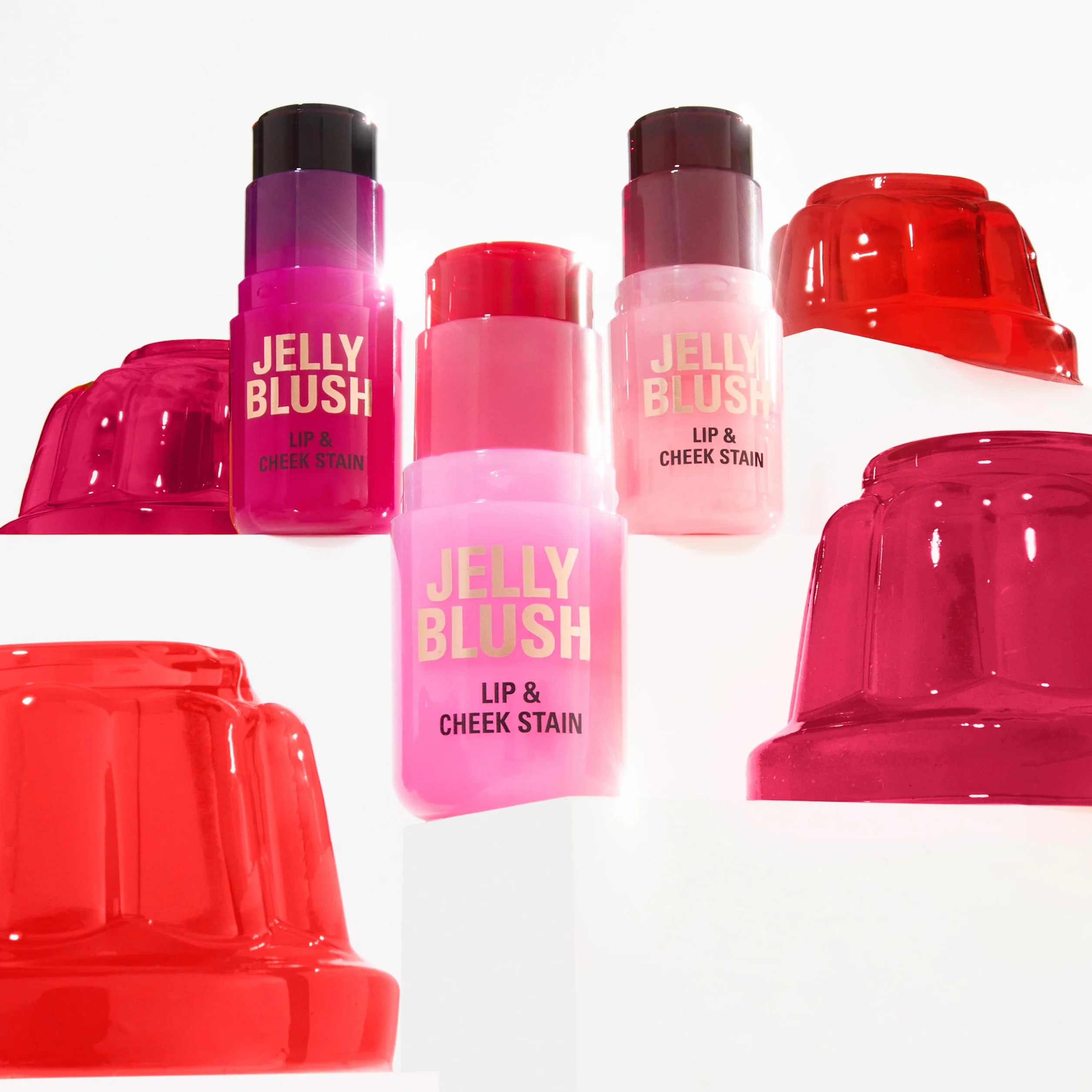 Revolution Beauty Jelly Blush Stick Labios & Mejillas Larga Duración Rojo Cereza