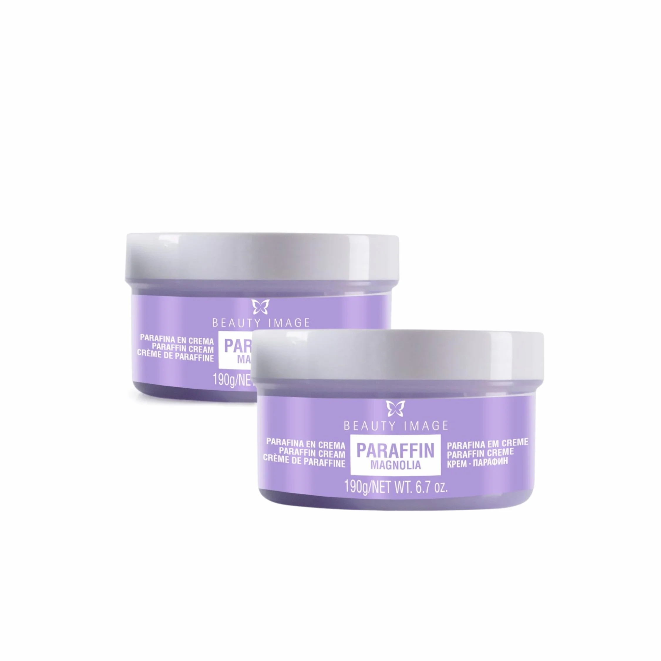 Parafina en Crema para Manos y Pies 250 ml 190 g Pack de 2 Aroma Magnolia