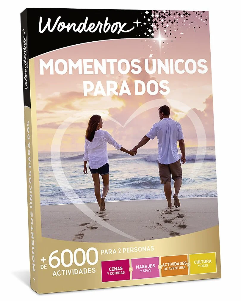 WONDERBOX Caja Regalo para Parejas - Momentos ÚNICOS para Dos - 6.500 experiencias para Dos Personas