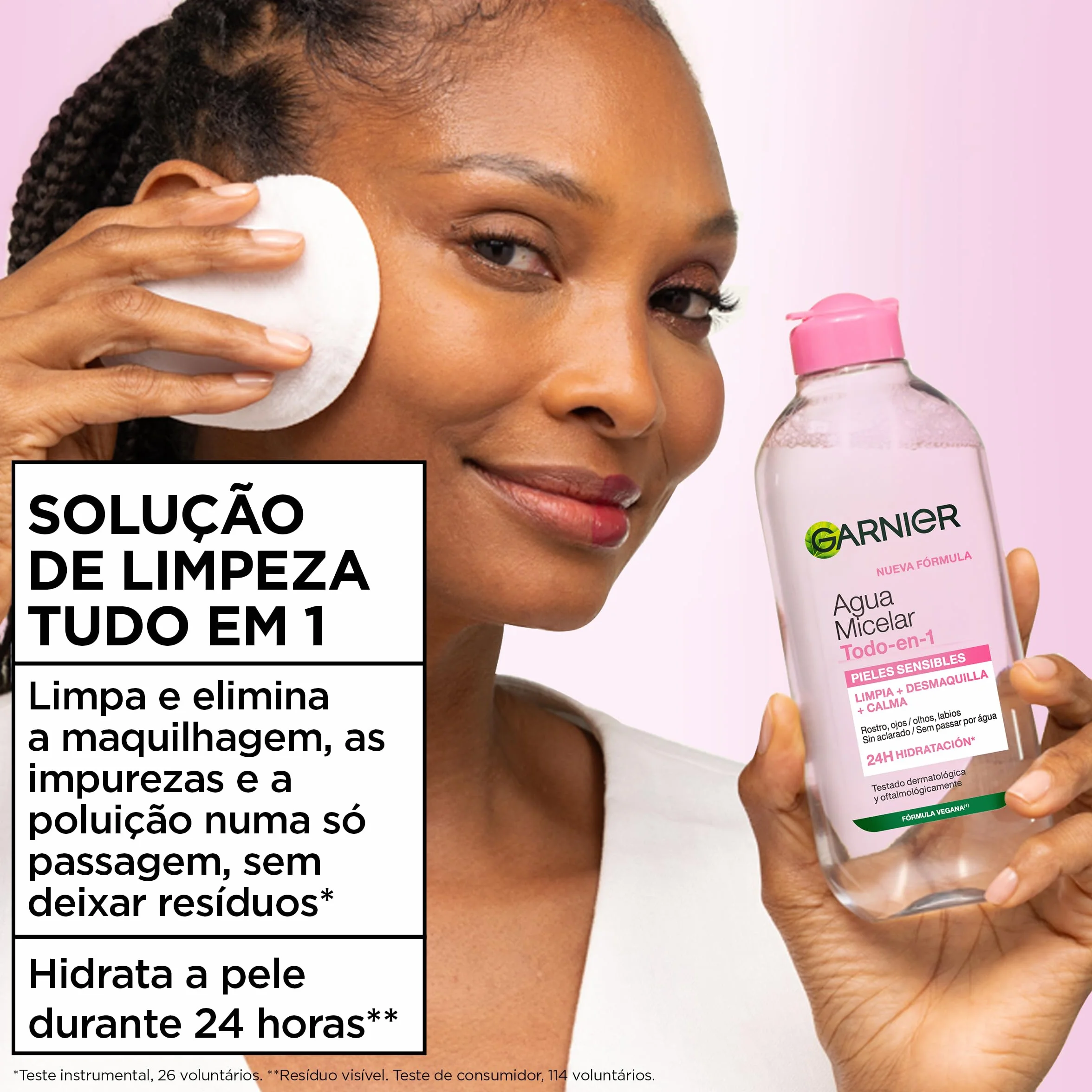 Garnier Skin Active Agua Micelar Clásica Todo en Uno Desmaquillante Limpiador Facial 700 ml