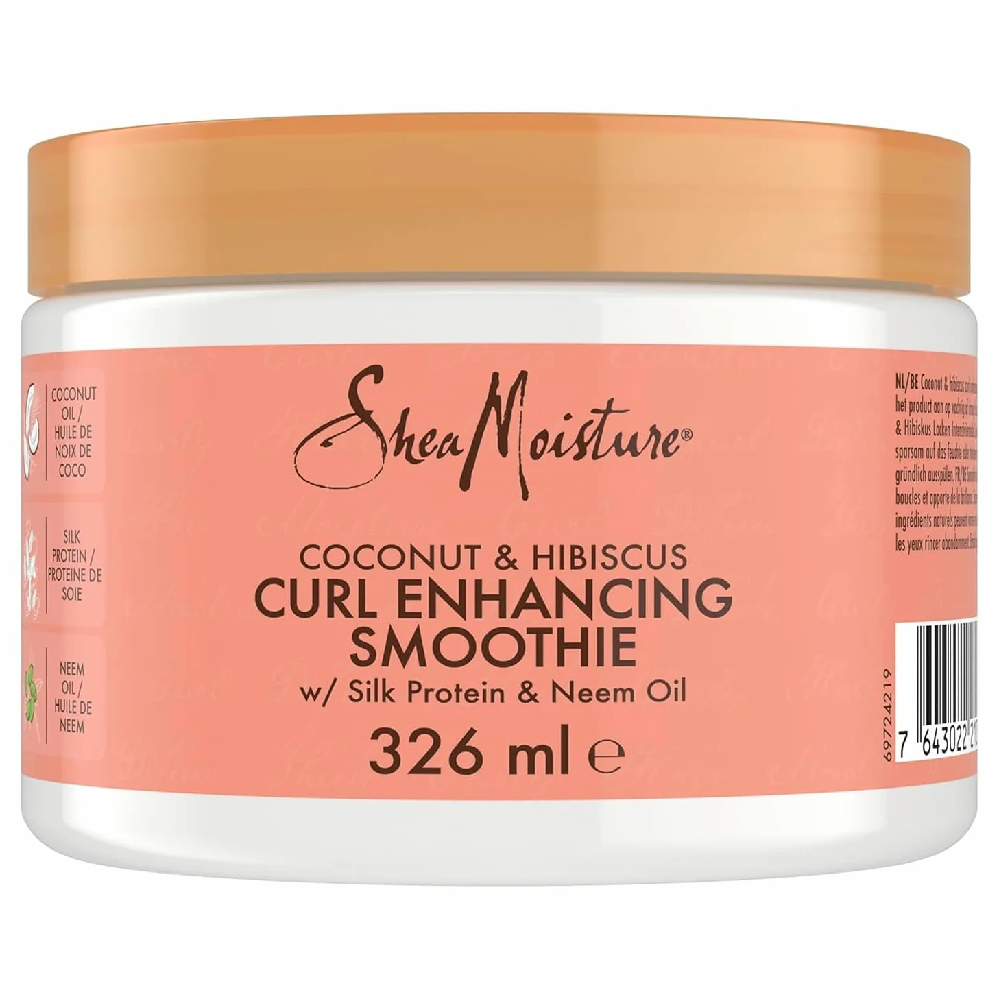 SheaMoisture Crema Leave-in Curl Enhancing Smoothie 326 ml Cabello Rizado Anti Frizz Hidratación Intensa