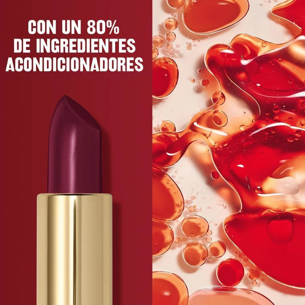 REVLON Super Lustrous Lipstick Barra Labios Cremosa Tono 625 Iced Amethyst 4,2g