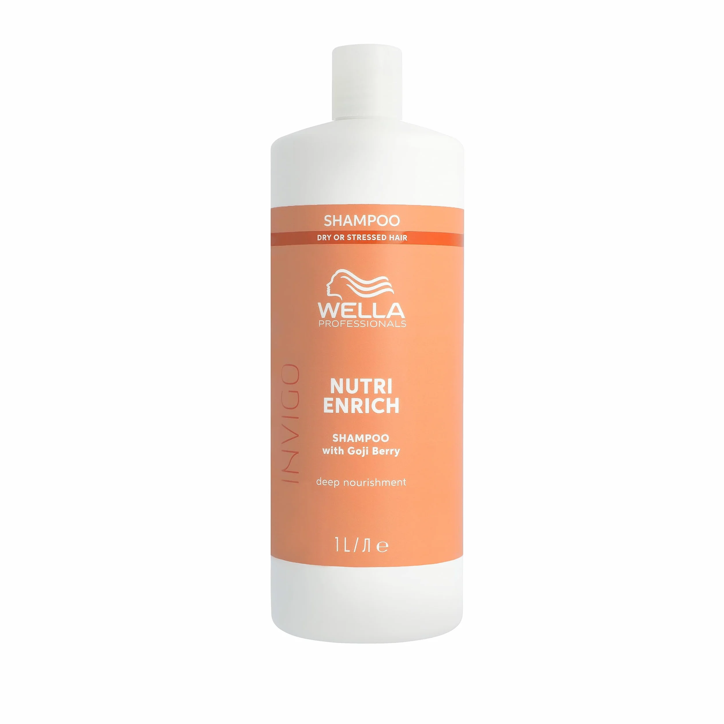 Wella Professionals Invigo Nutri Enrich Champú nutritivo ácido oleico bayas goji restaura cabello seco dañado