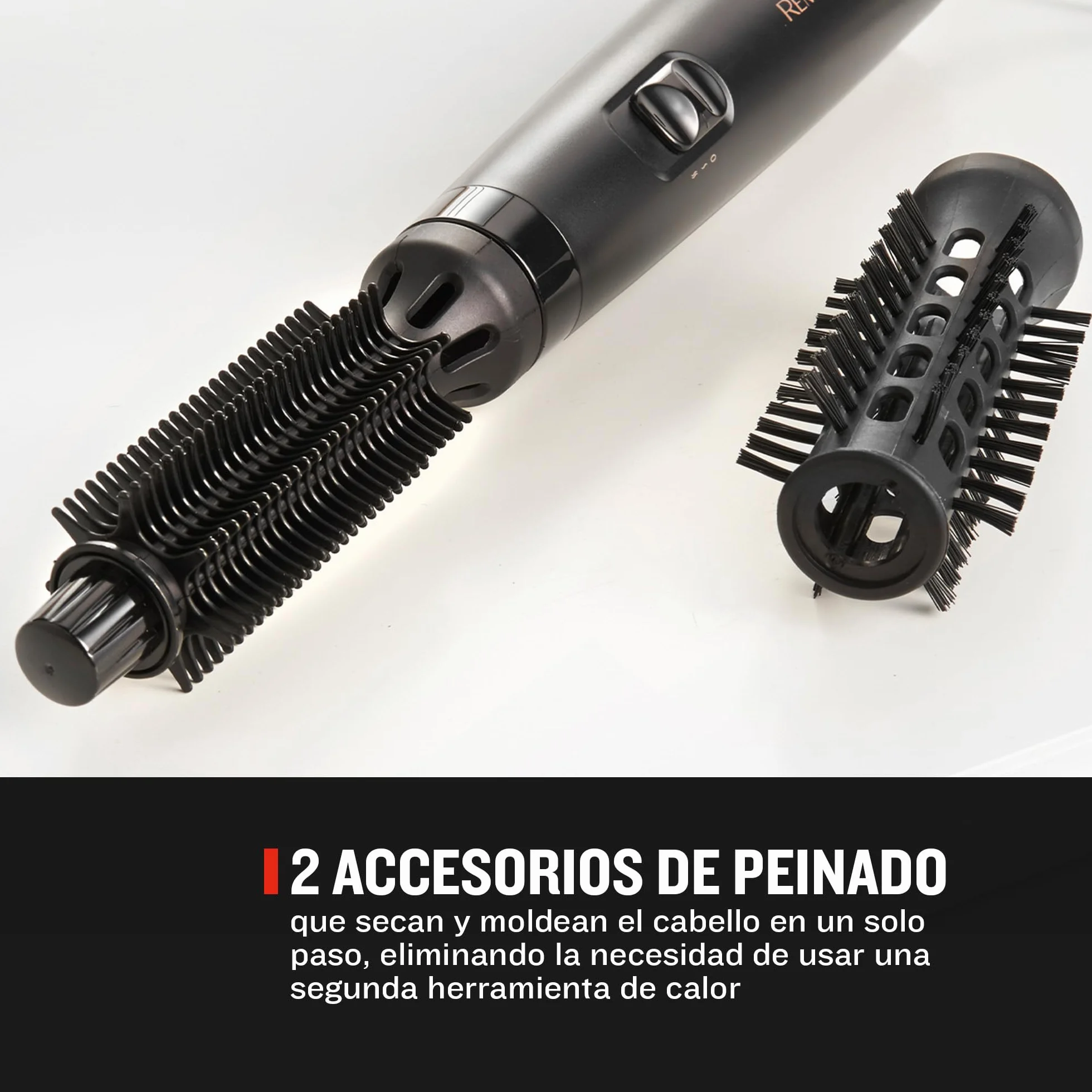 Remington AS7100 Cepillo Secador Aire 400W 2 Temperaturas 2 Velocidades Moldeador Pelo