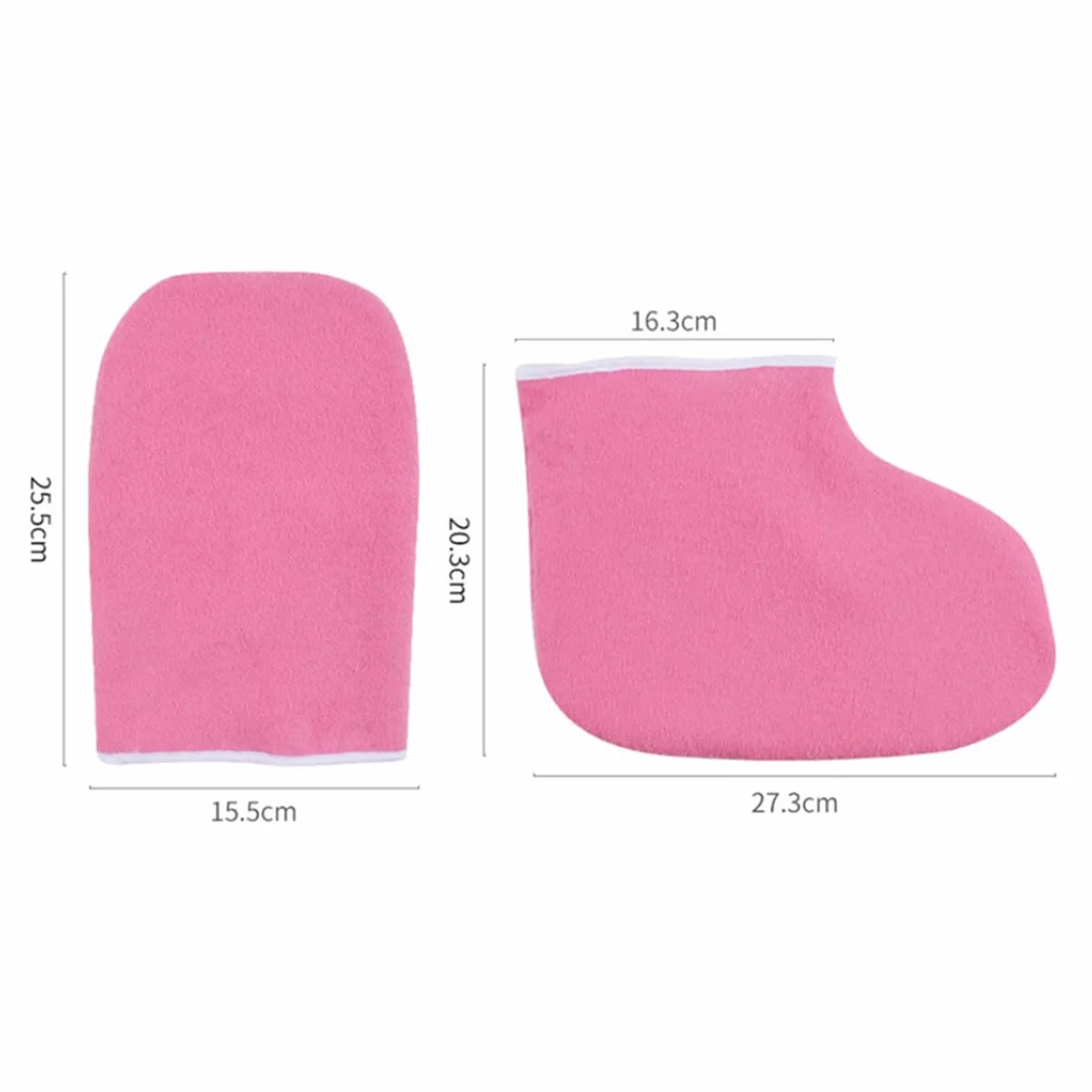 Kit de Cera de Parafina para SPA con Guantes y Botines Reutilizables para Terapia de Calor de Manos y Pies