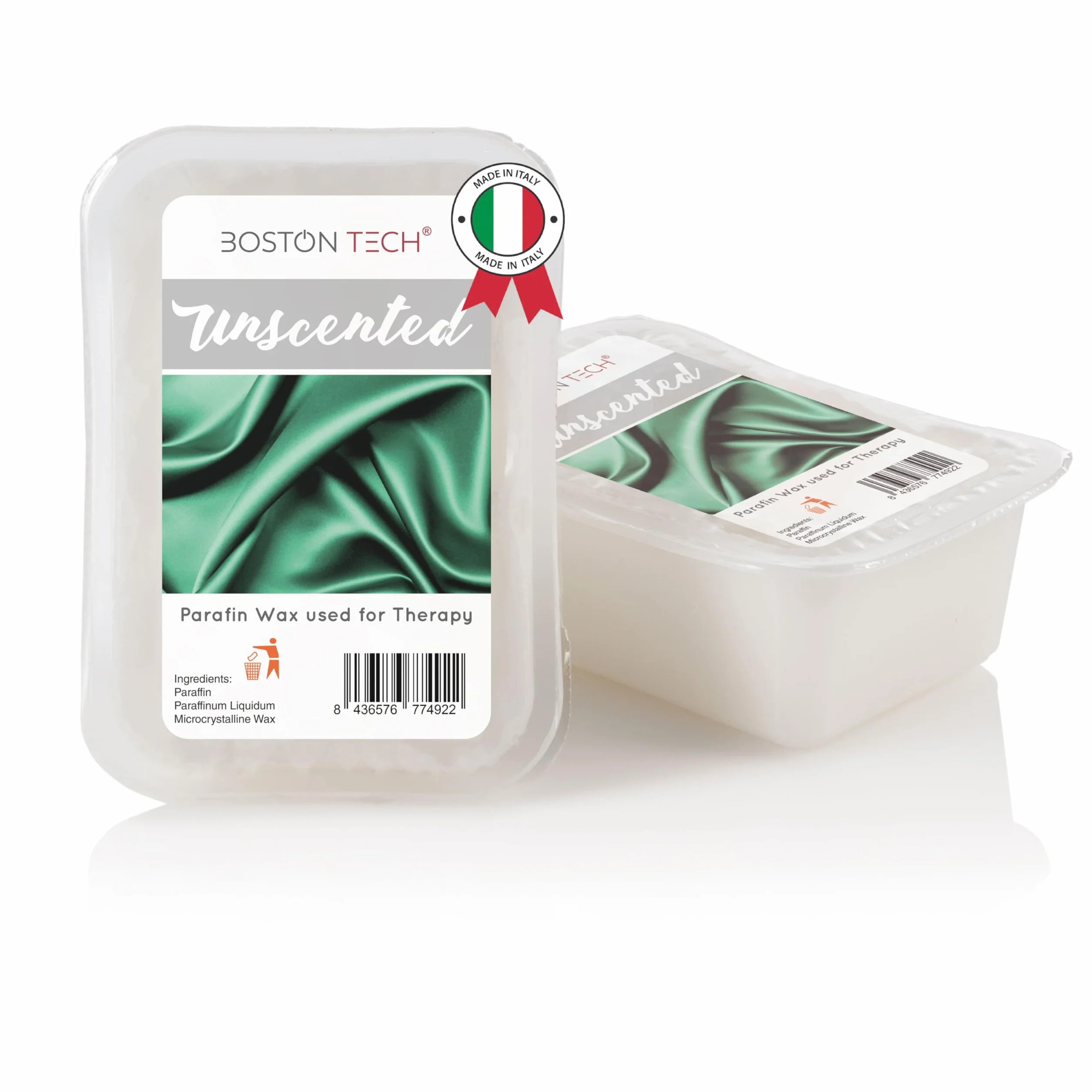 Boston Tech Parafina para Manos y Pies 2x450g Neutro Hidratante Profesional