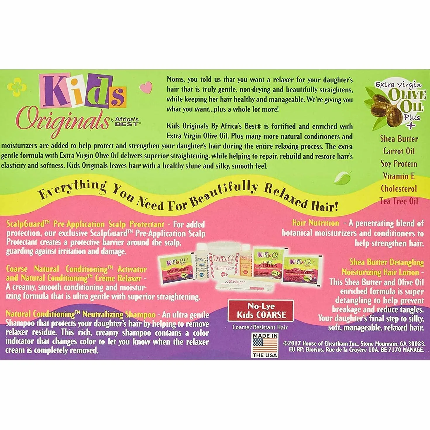 Africa's Best Kids Organics Relaxer Super Coarse Crema suavizante para niños